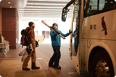 画像：札幌国際スキー場 無料送迎バス