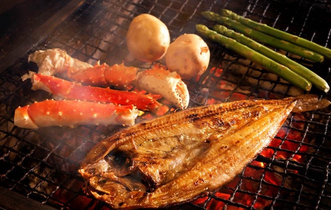 北海道　札幌　炉ばた焼ウタリ　WBFクーポン　料理2